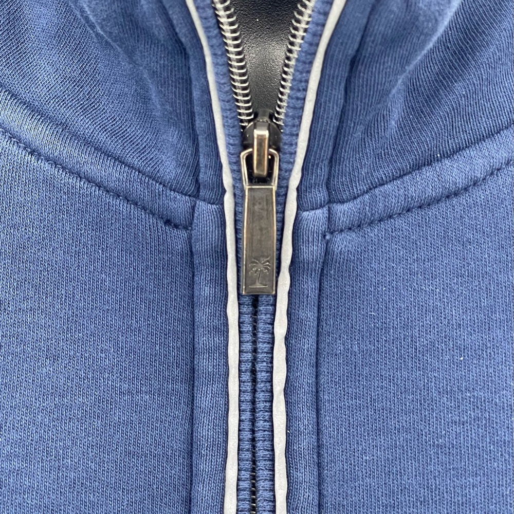 Tommy Bahama Pullover 1/4 Quarter Zip Pima Cotton Soft Blue Casual Men’s‎ 3XL - Picture 4 of 10